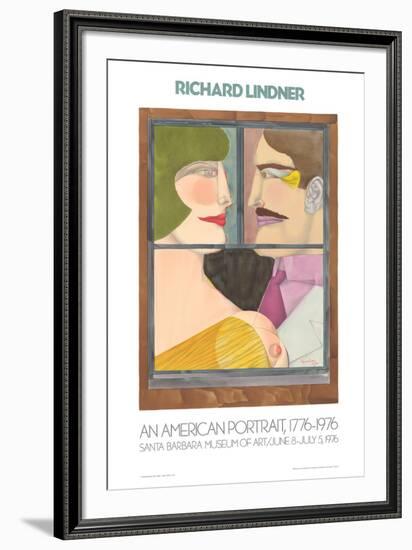 American Portrait-Richard Lindner-Framed Art Print