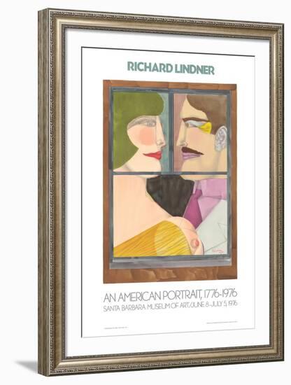 American Portrait-Richard Lindner-Framed Art Print