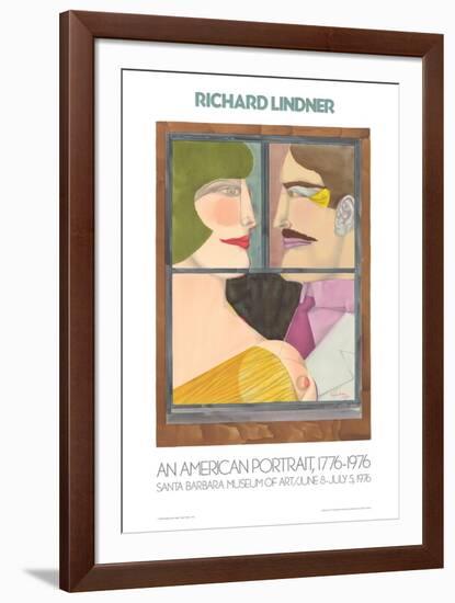 American Portrait-Richard Lindner-Framed Art Print