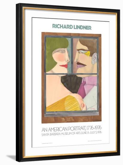 American Portrait-Richard Lindner-Framed Art Print