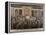 American President Woodrow Wilson Asks Congress to Declare War-null-Framed Stretched Canvas