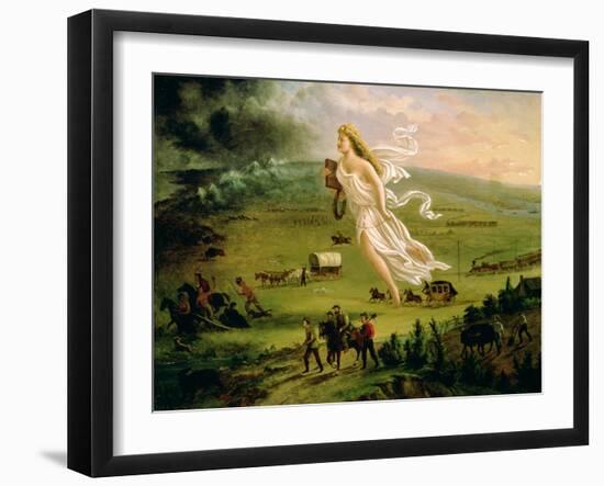 American Progress, 1872-John Gast-Framed Giclee Print