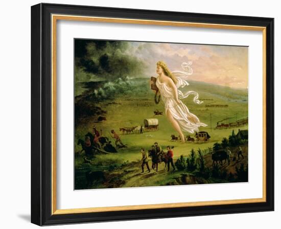 American Progress, 1872-John Gast-Framed Giclee Print
