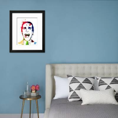 American Psycho Watercolor Art Print By Lora Feldman Art Com