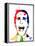 American Psycho Watercolor-Lora Feldman-Framed Stretched Canvas