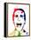 American Psycho Watercolor-Lora Feldman-Framed Stretched Canvas