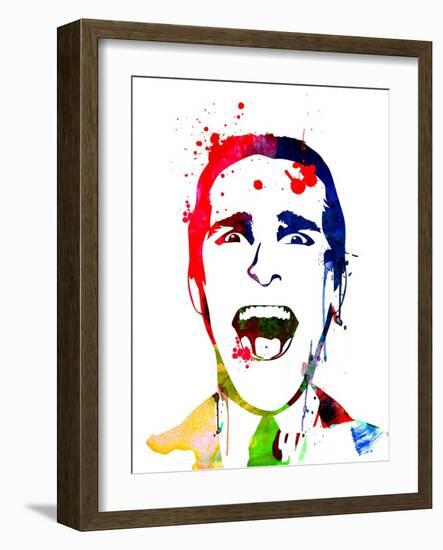 American Psycho Watercolor-Lora Feldman-Framed Premium Giclee Print