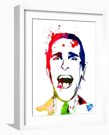 American Psycho Watercolor-Lora Feldman-Framed Premium Giclee Print