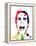 American Psycho Watercolor-Lora Feldman-Framed Stretched Canvas