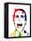 American Psycho Watercolor-Lora Feldman-Framed Stretched Canvas