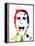 American Psycho Watercolor-Lora Feldman-Framed Stretched Canvas