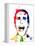 American Psycho Watercolor-Lora Feldman-Framed Stretched Canvas