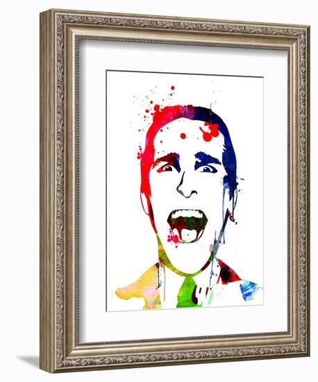 American Psycho Watercolor-Lora Feldman-Framed Premium Giclee Print