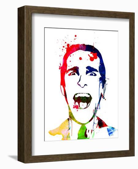 American Psycho Watercolor-Lora Feldman-Framed Premium Giclee Print