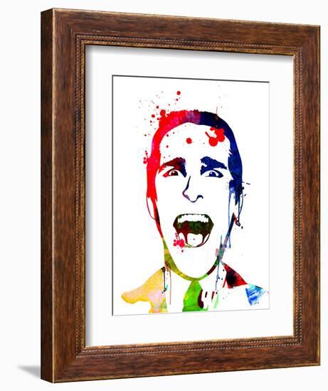 American Psycho Watercolor-Lora Feldman-Framed Premium Giclee Print