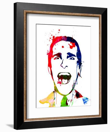 American Psycho Watercolor-Lora Feldman-Framed Premium Giclee Print