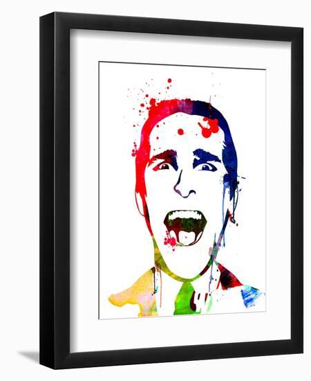 American Psycho Watercolor-Lora Feldman-Framed Premium Giclee Print