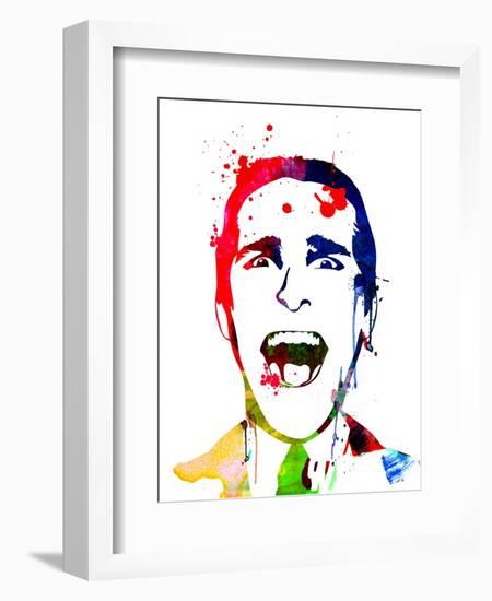 American Psycho Watercolor-Lora Feldman-Framed Premium Giclee Print