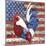 American Rooster A-Jean Plout-Mounted Giclee Print