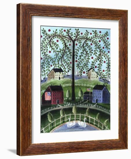 American Salt Box Village-Cheryl Bartley-Framed Giclee Print