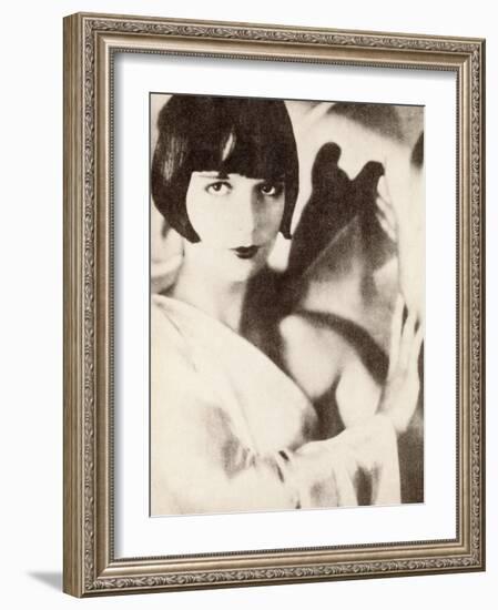 American Silent Film Actress, Louise Brooks (1906-1985)-null-Framed Photographic Print