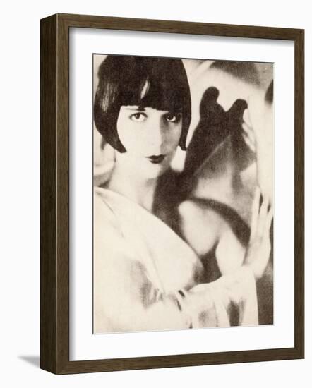 American Silent Film Actress, Louise Brooks (1906-1985)-null-Framed Photographic Print