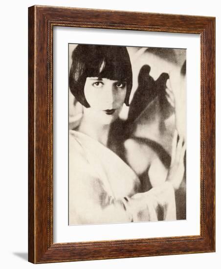 American Silent Film Actress, Louise Brooks (1906-1985)-null-Framed Photographic Print