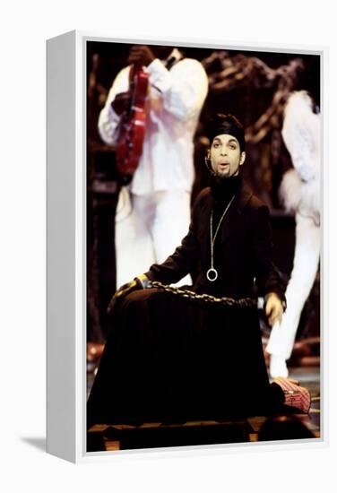 American Singer Prince (Prince Rogers Nelson) on Stage at the Naacp Image Awards 1999-null-Framed Stretched Canvas