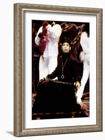 American Singer Prince (Prince Rogers Nelson) on Stage at the Naacp Image Awards 1999-null-Framed Photo