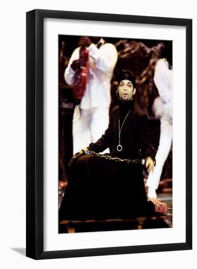 American Singer Prince (Prince Rogers Nelson) on Stage at the Naacp Image Awards 1999--Framed Photo