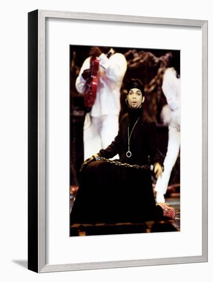 American Singer Prince (Prince Rogers Nelson) on Stage at the Naacp Image Awards 1999-null-Framed Photo