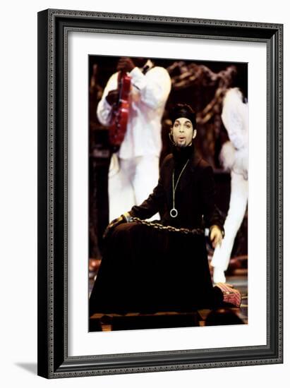 American Singer Prince (Prince Rogers Nelson) on Stage at the Naacp Image Awards 1999-null-Framed Photo