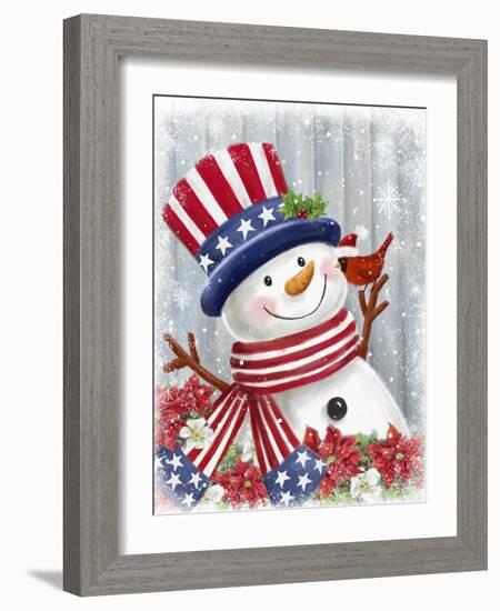 American Snowman-MAKIKO-Framed Giclee Print