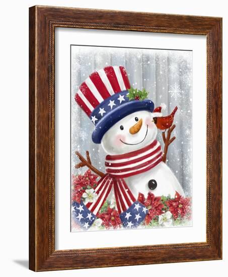 American Snowman-MAKIKO-Framed Giclee Print