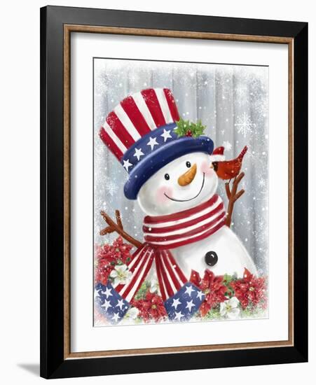 American Snowman-MAKIKO-Framed Giclee Print