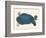 American Softshell Turtle or Trionyx, Formerly Called Blue Turtle, 1881 (Graphite and Watercolour)-Aloys Zotl-Framed Giclee Print