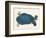 American Softshell Turtle or Trionyx, Formerly Called Blue Turtle, 1881 (Graphite and Watercolour)-Aloys Zotl-Framed Giclee Print