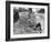 American Soldier Elmer Habbs of Delaware Resting as Troops Advance in Allied Invasion of Normandy-Bob Landry-Framed Photographic Print