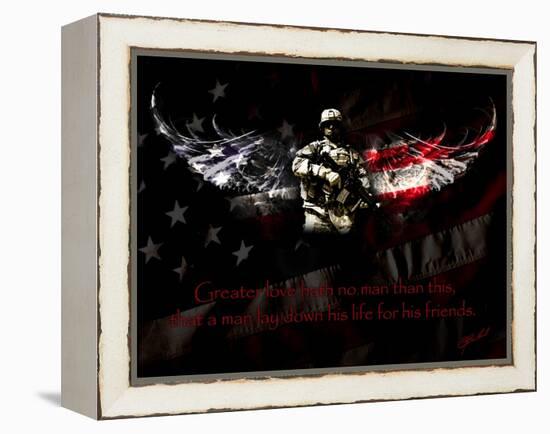 American Soldier-Jason Bullard-Framed Premier Image Canvas