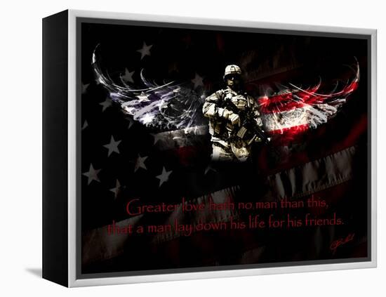 American Soldier-Jason Bullard-Framed Premier Image Canvas