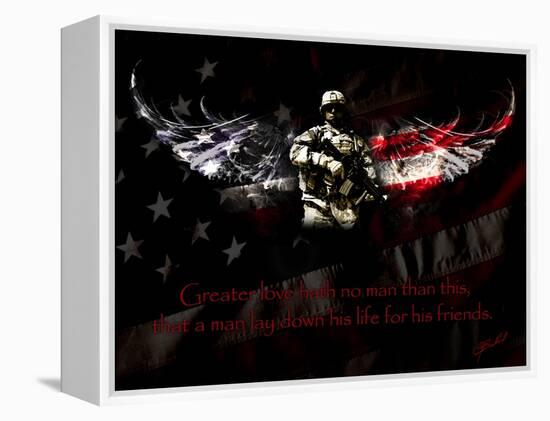 American Soldier-Jason Bullard-Framed Premier Image Canvas