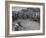 American Soldiers Playing Shuffleboard with Cans of Rations-null-Framed Photographic Print