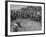 American Soldiers Playing Shuffleboard with Cans of Rations-null-Framed Photographic Print