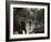 American Soldiers Wading Through Water in the New Georgia Group of the Solomon Islands, 1943-null-Framed Photo