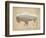 American Southwest Buffalo Distressed-Wild Apple Portfolio-Framed Premium Giclee Print