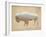 American Southwest Buffalo Distressed-Wild Apple Portfolio-Framed Art Print