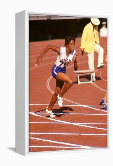 American Sprinter Edith Mcguire at Tokyo 1964 Summer Olympics, Japan-Art Rickerby-Framed Premier Image Canvas