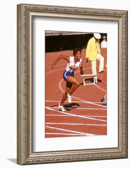 American Sprinter Edith Mcguire at Tokyo 1964 Summer Olympics, Japan-Art Rickerby-Framed Photographic Print