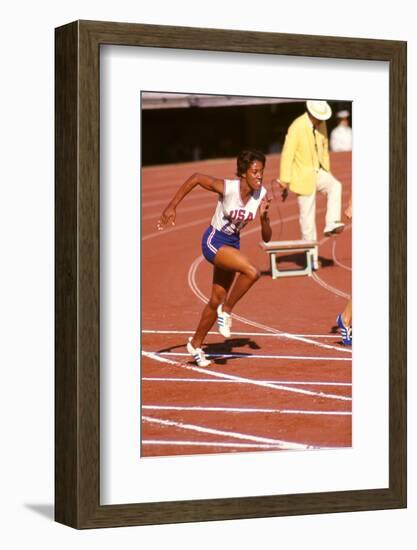 American Sprinter Edith Mcguire at Tokyo 1964 Summer Olympics, Japan-Art Rickerby-Framed Photographic Print