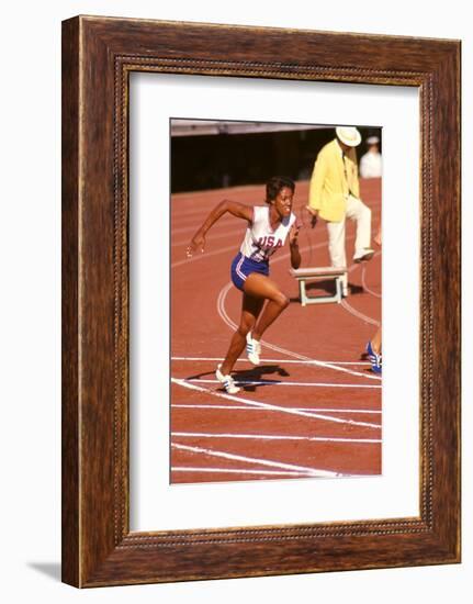 American Sprinter Edith Mcguire at Tokyo 1964 Summer Olympics, Japan-Art Rickerby-Framed Photographic Print